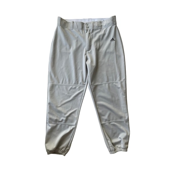 Adidas Other - Adidas Men's Traditional Gray Tapered Baseball Pants All Season Size XL